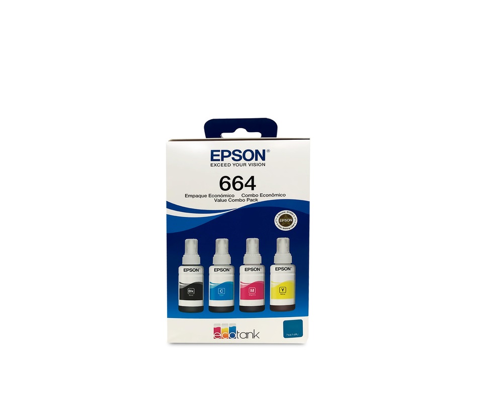 Kit de botellas Tinta EPSON T664 (Colores)